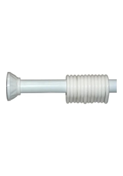 Banyo Duş Perde Borusu - 120cm-210cm Ayarlanabilir Beyaz 6998