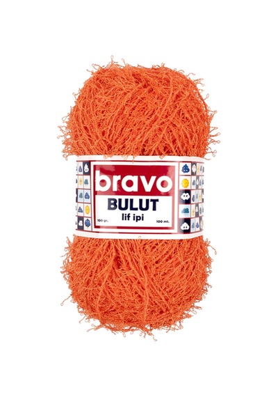 Bulut Sakal Lif İplik 100 Gr 100 Metre Renk Kodu:421 Turuncu