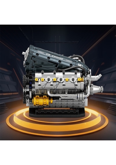 Reobrix V6 Engine 33013 Brick Yapım Seti