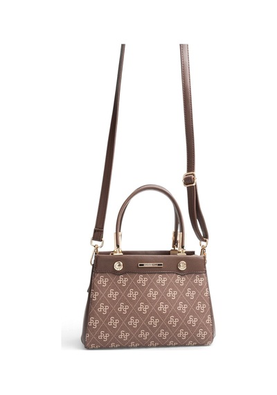 Silver & Polo Silver Polo Kahve - Kahve Monogram Kadın El Çantası Sp1292 Kahverengi