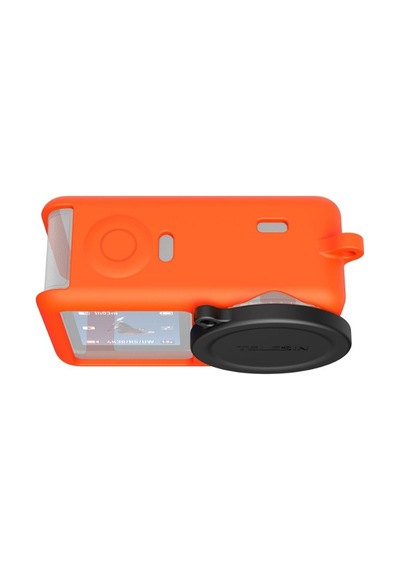 Telesin Osmo Action 6 Için Silikon Koruyucu Kılıf Orange
