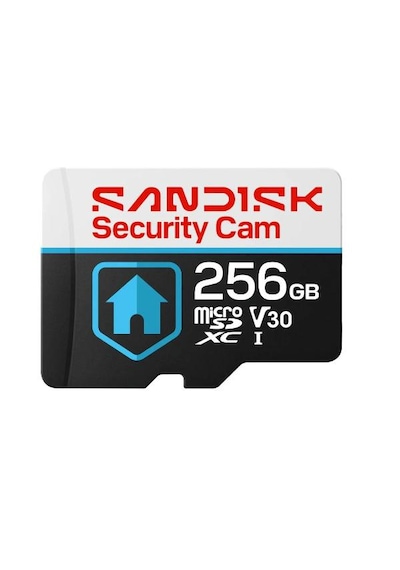 Sandısk Security Cam 256gb 100/40mb/s Microsdxc V30 Güvenlik Kamerası Hafıza Kartı Sdsqsnr-256g-gn6ın