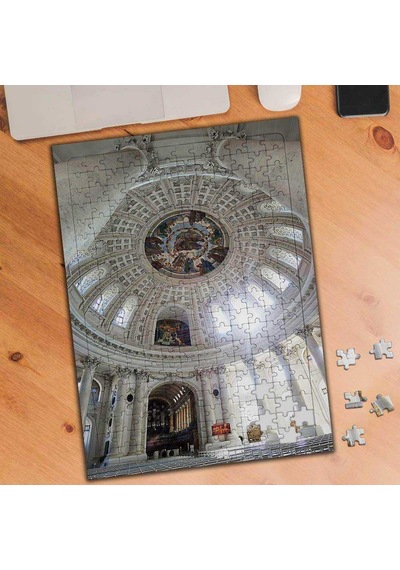 Kilise İç Dizayn - Mimari 240 Parça Puzzle Yapboz-75276