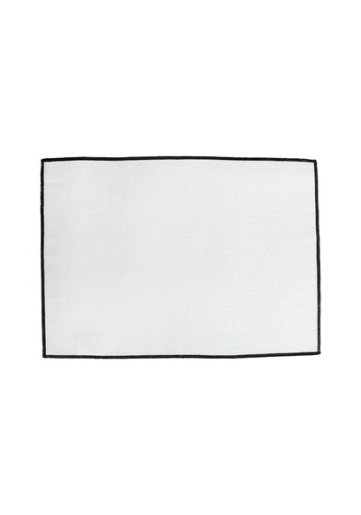 Siyah Biyeli Amerikan Servis 2li 32x45 Cm, Tekli Çok Renkli