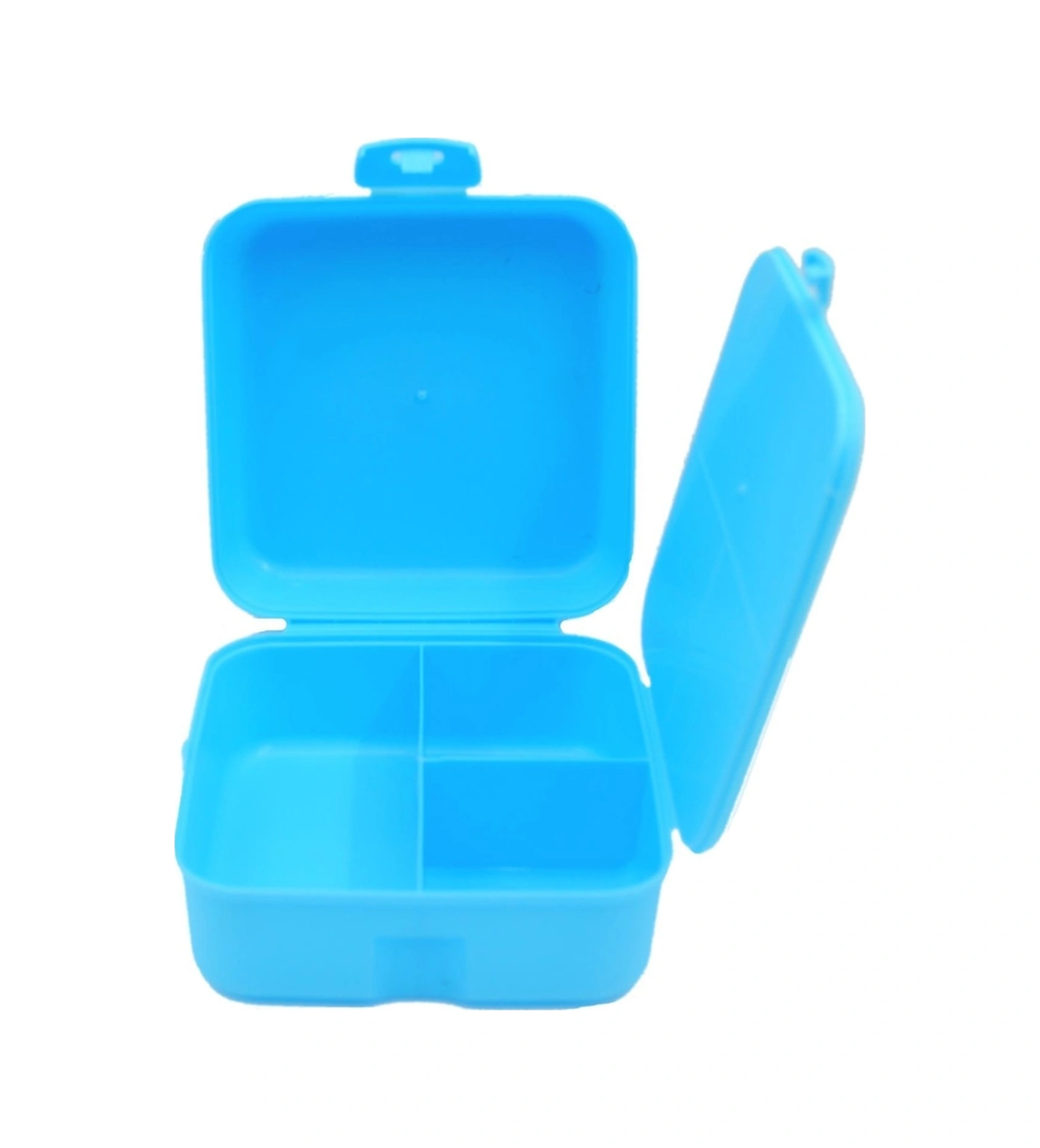 Blue Me Bölmeli Plastik Beslenme Kabı 1 Lt Açık Mavi