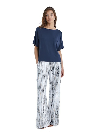 Blackspade Kadın Kısa Kol Lacivert Lenzing Micro Modal Pijama Takımı C2t7n3o15 001