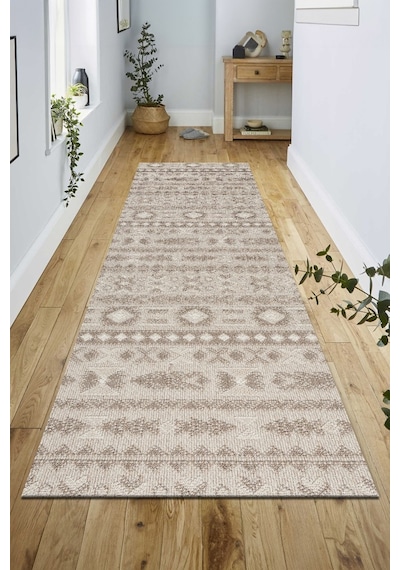 Modern Tasarımlı Jüt Dokuma Loop Sisal Kahve Renk Halı kahve