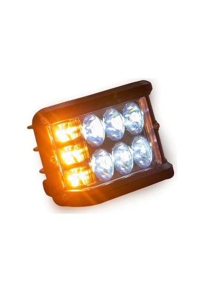 Çakarlı Off Road Farı Metal Gövde 6 Led 18W Delici Yayıcı