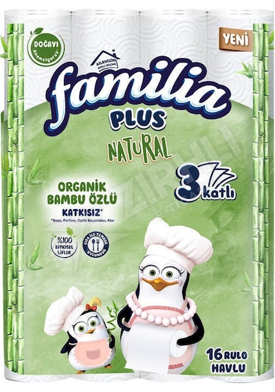 5 Adet Familia Kağıt Havlu Bambu 16 Lı