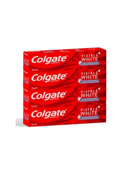 Colgate Visible White Maksimum Beyazlık Beyazlatıcı Diş Macunu 4 x 75 ML