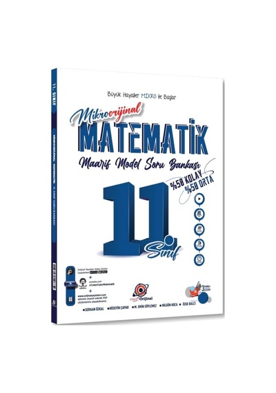 Mikroorijinal 11.sınıf Matematik Maarif Möf Seti Ve Maarif Soru Bankası Set 2 Kitap