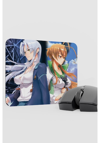 Highschool Of The Dead Anime V3 - 22x18 Gaming Kauçuk Kaymaz Taban Mouse Pad Fare Altlığı