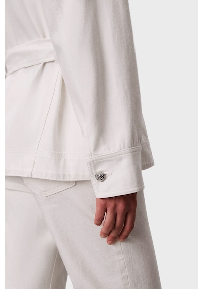 Calvin Klein Bayan Kot Ceket Lv047f759g Asn Beyaz Beyaz