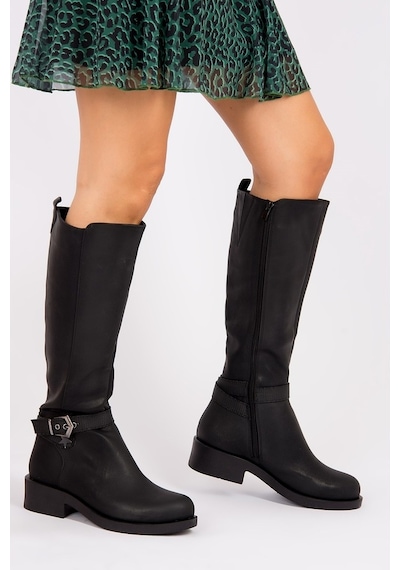 Fox Shoes Siyah Kadın Çizme G674240109