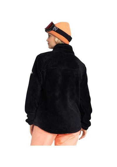 Roxy Alabama Full Zip Solid Kadın Polar Ceket Siyah