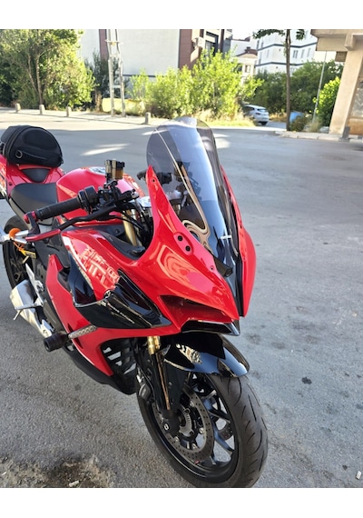 Motocam Qj Srk 25 R Ön Cam 2023-2026 Model 42cm Füme Renkli 4mm