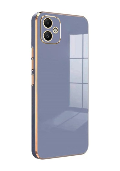 Durukar Samsung Galaxy Uyumlu - A05 Kılıf Volet Silikon - Mavi