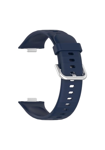 Huawei Watch Fit 5 İçin Kordon, Silicone Sport Band Lacivert Watch Fit 5 İle Uyumlu Kordon - Lacivert Çok Renkli
