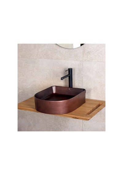 Tezgahüstü Lavabo Mat Bronz Eh-5110c Bronz