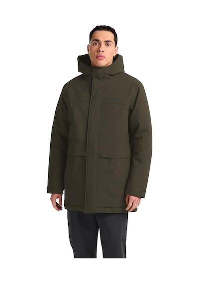 Jack Wolfskin Jack Wolfskın Erkek Cold Camp Coat M Outdoor Ceketi A65022 Yeşil