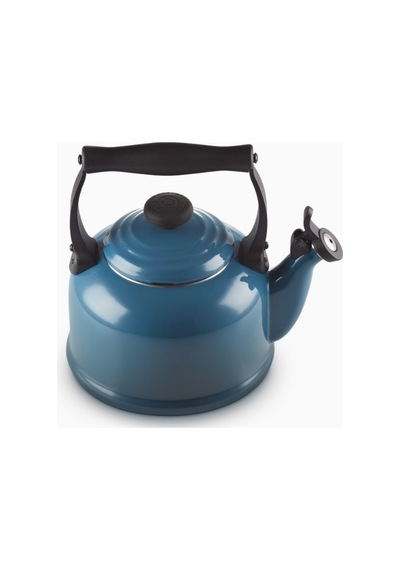 Le Creuset Geleneksel Islık Çalan Emaye Kaplı Çaydanlık, 2.1l Çaydanlıklar Koyu Mavi