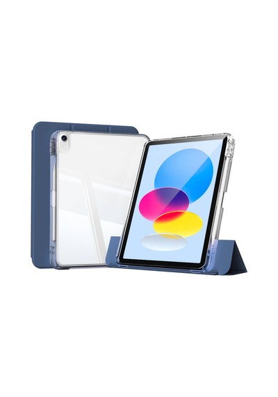 Apple Uyumlu iPad  10.9 2022 10.nesil Kılıf Magnetik Ayrılabilen Airbagli Zore Sliding Tablet Kılıfı