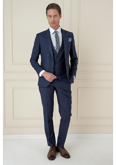 Efor Tk 906 Slim Fit Lacivert Spor Takım Elbise Lacivert