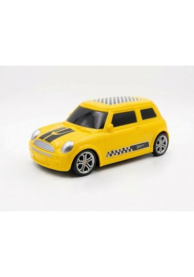 Uzaktan Kumandalı Mini Cooper 1:18 Ölçekli Spor Oyuncak Yarış Arabası Sarı