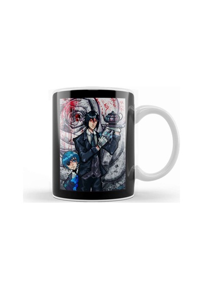 Black Butler Kupa Bardak Porselen Karışık