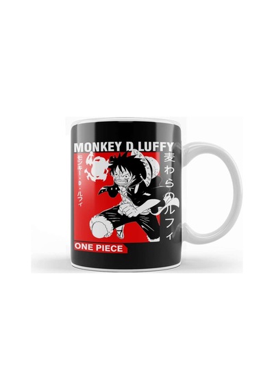 One Piece Monkey D Luffy 05 Kupa Bardak Porselen Karışık