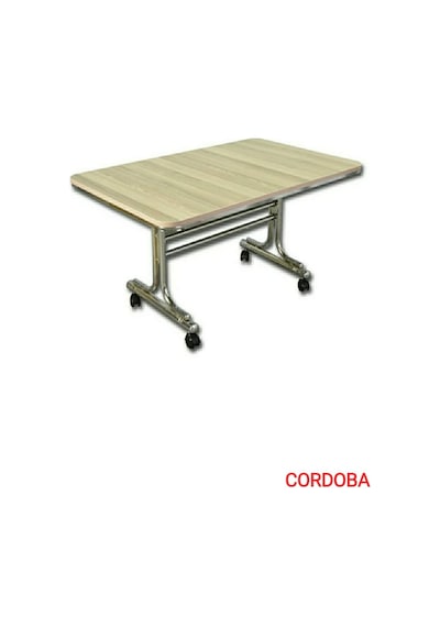 Pratik 70X110 Tekerlekli Orta Sehpa Krom Nikel Kaplamalı Metal (494118493)