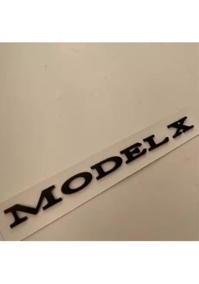 Tesla Uyumlu Modelx Piano Black Bagaj Yazısı 3m 3d Abs