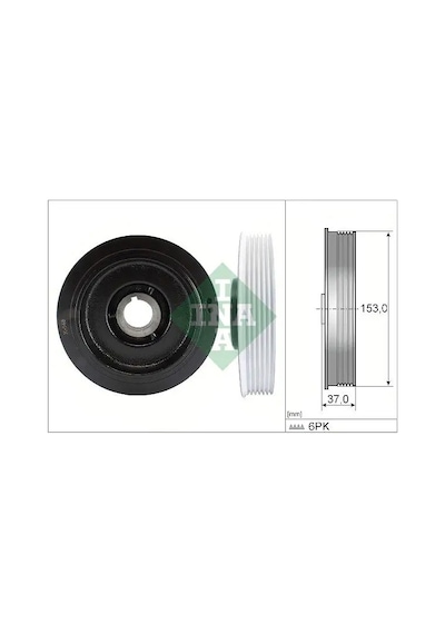 Ina 544005810 Krank Kasnagi 0515r2 0515r9 0515s4