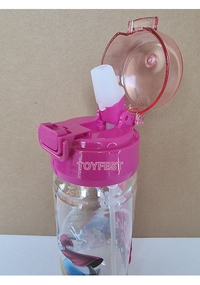 Pipetli Suluk Matara - Kilit Kapaklı Looney Tunes Lisanslı Temalı - 500 Ml