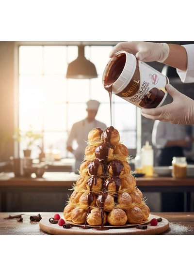 Ovalette Jöle Çikolatalı 1 Kg Pasta, Triliçe Ve Tatlı Kaplama Jölesi