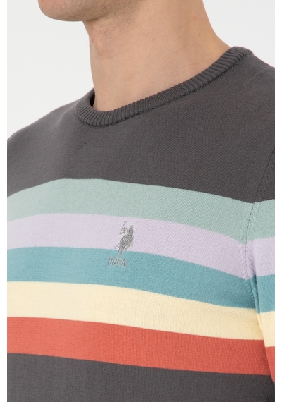 U.s. Polo Assn. Erkek Gri Kazak /triko 50314966-vr024 Grı