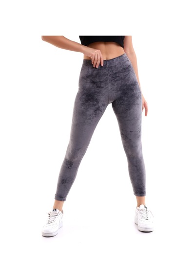 Winmoda34 Kadife Tayt Gri
