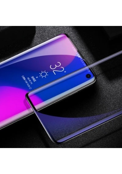 Samsung Galaxy S10e İle Uyumlu Şeffaf Esnek Kavisli Ekranı Tam Kaplayan Pet Ekran Koruyucu