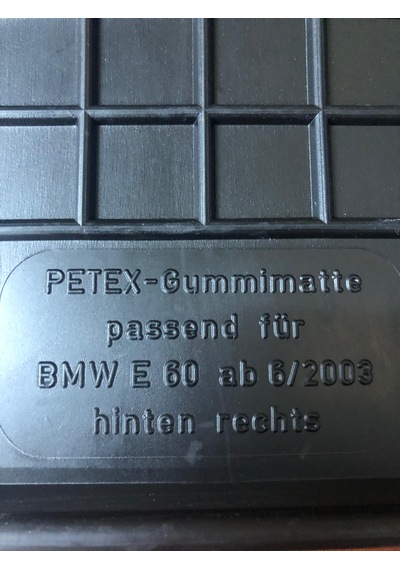Bmw E60 Lastik Paspas Siyah Takım Petex Pt16510