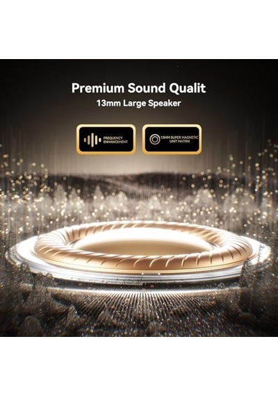 Jr-fn3  Anc & Enc Gürültü Önleyici Kablosuz Kulaklıklar, Açık Bluetooth 5.4 Kulaklıklar, 13 Mm Sürücü, Net Enc Bağlantıları, Çalma Süresi 35 Saat,