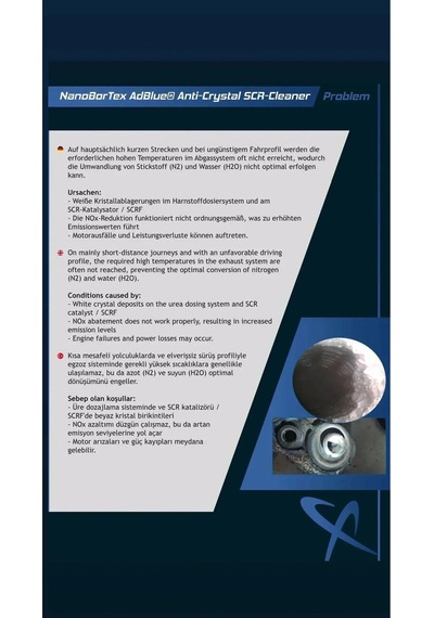 Scr Sistem Temizleyici Katkı 500 Ml