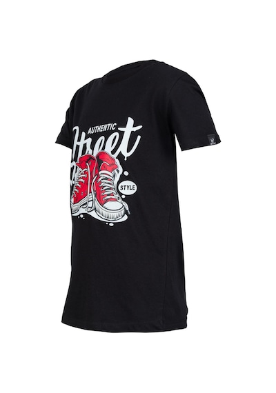 2as Aja Çocuk Baskılı T-shirt 221 Siyah