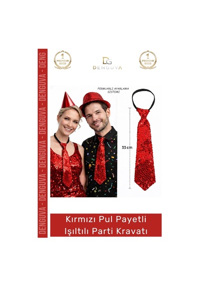 Partikravatı Gümüş Pul Payetli Sahne Kostüm Aksesuarı Şık Ayarlanabilir Işıltılı Parti Kravatı 33 C 35715145
