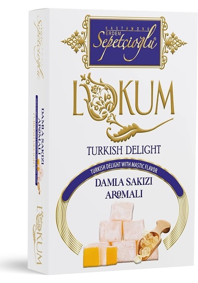 Erdem Sepetçioğlu Damla Sakızı Aromalı Lokum 270 G
