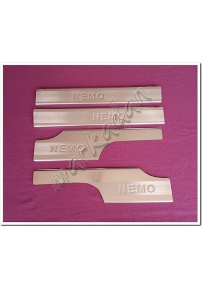 Woc Chrome Citroen Nemo Krom İç Kapı Eşiği 2008 Sonrası 4 Parça P