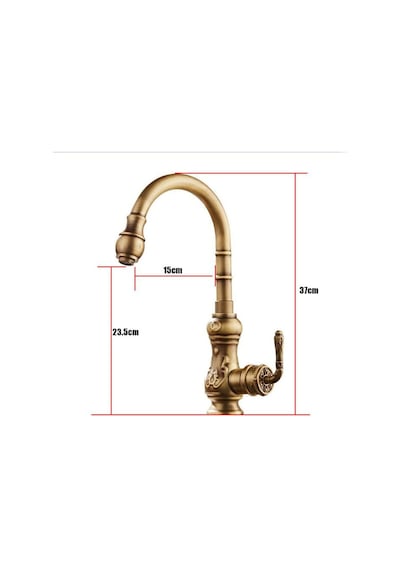 Mutfak Banyo Lavabo Bataryası Antik Krom