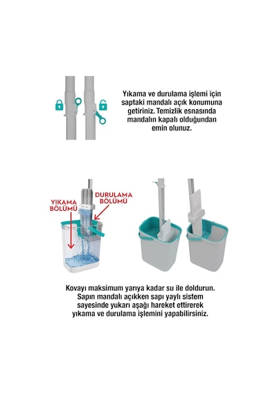 Smarter Aqua Star Temizlik Seti + Yedek Tablet Mop Paspas