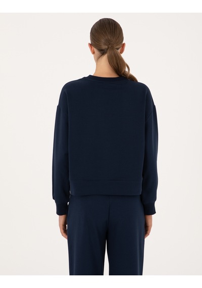 Pierre Cardin Kadın Lacivert Sweatshirt 50314963-vr033 Lacivert