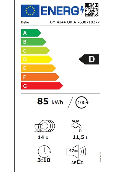 Beko BM 4144 OK A 4 Programlı Bulaşık Makinesi