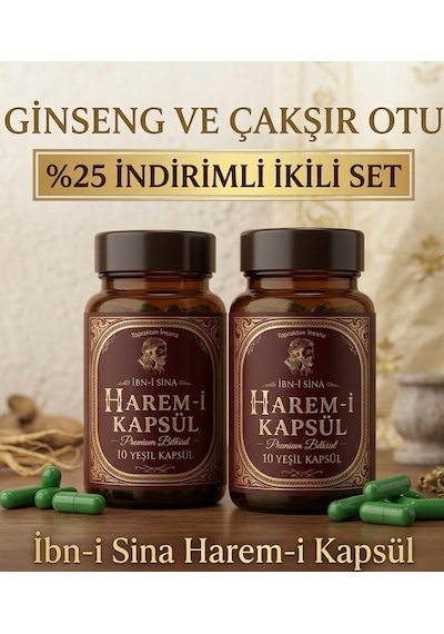 Harem - İ Kapsül 2 X 10'lu Bitkisel / 240 Gr Mesir Macunu Hediyesiyle